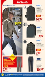 Lidl Herren Flanellhemd im Prospekt 