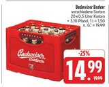 Budvar im Angebot bei E center in Nürnberg Budvar Angebote von Budweiser bei E center Nürnberg für 14,99 €