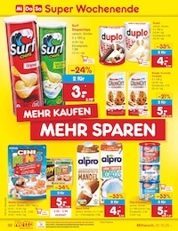 Kinder Schokolade Angebot im aktuellen Netto Marken-Discount Prospekt auf Seite 34