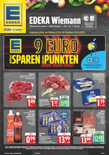 Cola im EDEKA Prospekt "Wir lieben Lebensmittel!" mit 30 Seiten (Erlangen)