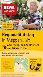 REWE Prospekt für Meppen: "Dein Markt", 28 Seiten, 16.09.2024 - 21.09.2024