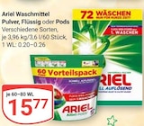 Waschmittel Pulver Angebote von Ariel bei GLOBUS Brühl für 15,77 €