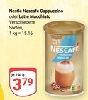 Nescafé Cappuccino Angebote von Nestlé bei GLOBUS Pulheim für 3,79 €