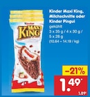 Maxi King, Milchschnitte oder Kinder Pingui im Netto Marken-Discount Prospekt Maxi King, Milchschnitte oder Kinder Pingui von Kinder im aktuellen Netto Marken-Discount Prospekt für 1,49 €