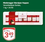 Marzipan Happen im Angebot bei GLOBUS in Kempen Marzipan Happen Angebote von Niederegger bei GLOBUS Kempen für 3,49 €