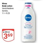 Body Lotion Angebote von Nivea bei GLOBUS Rostock für 3,69 €