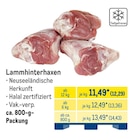 Lammhinterhaxen im Angebot bei METRO in Hofheim Lammhinterhaxen Angebote bei METRO Hofheim für 12,29 €