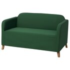 Sofaüberzug für 2er-Sofa Vissle dunkelgrün von LINANÄS für 49,00 € bei IKEA im Angebot Sofaüberzug für 2er-Sofa Vissle dunkelgrün von LINANÄS im aktuellen IKEA Prospekt