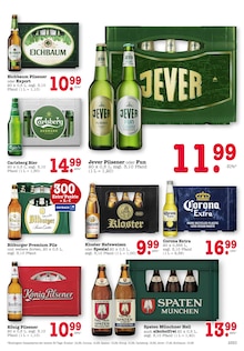 Bier im E center Prospekt "Aktuelle Angebote" mit 46 Seiten (Weinheim)