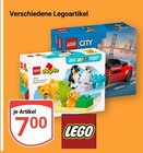 Verschiedene Legoartikel Angebote von LEGO bei GLOBUS Rüsselsheim für 7,00 €