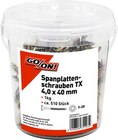 Spanplattenschrauben TX Angebote von GO/ON! bei Hagebaumarkt Paderborn für 7,99 €