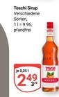 Sirup Angebote von Toschi bei GLOBUS Nettetal für 2,49 €