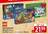 LEGO Adventskalender Minecraft 21280 oder Star Wars 75418 im Angebot bei famila Nordost in Falkensee LEGO Adventskalender Minecraft 21280 oder Star Wars 75418 Angebote bei famila Nordost Falkensee für 21,99 €