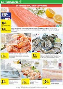 Promo Crevettes cuites dans le catalogue Carrefour du moment à la page 20