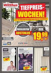 Witthus Heimtex-Fachmarkt GmbH Baumärkte Prospekt der aktuellen Woche mit 16 Seiten, gültig von 26.09.2026 bis 24.10.2026, in Ovelgönne und Umgebung Aktueller Witthus Heimtex-Fachmarkt GmbH Baumärkte Prospekt in Ovelgönne und Umgebung, "TIEFPREIS WOCHEN!" mit 16 Seiten, 26.09.2026 - 24.10.2026