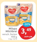 Milchbrei von Milupa für 3,49 € bei budni im Angebot Milchbrei von Milupa im aktuellen budni Prospekt