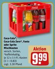 Coca-Cola, Coca-Cola Zero, Fanta oder Sprite Mischkasten Angebote von Coca-Cola bei REWE Bad Nauheim für 9,99 €