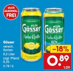 Aktuelle Radler Angebote bei Netto Marken-Discount in Saarbrücken Aktuelles Gösser Angebot bei Netto Marken-Discount in Saarbrücken ab 0,89 €