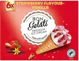 Cônes vanille/fraise en promo chez Lidl Cônes vanille/fraise dans le catalogue Lidl