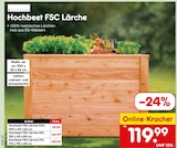 Hochbeet FSC Lärche von Westmann im aktuellen Netto Marken-Discount Prospekt