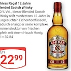 Regal 12 Jahre Blended Scotch Whisky bei GLOBUS im Prospekt "" für 22,99 €