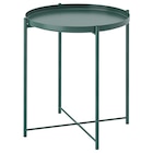 Tabletttisch dunkel graugrün Angebote von GLADOM bei IKEA Hamburg für 14,99 €