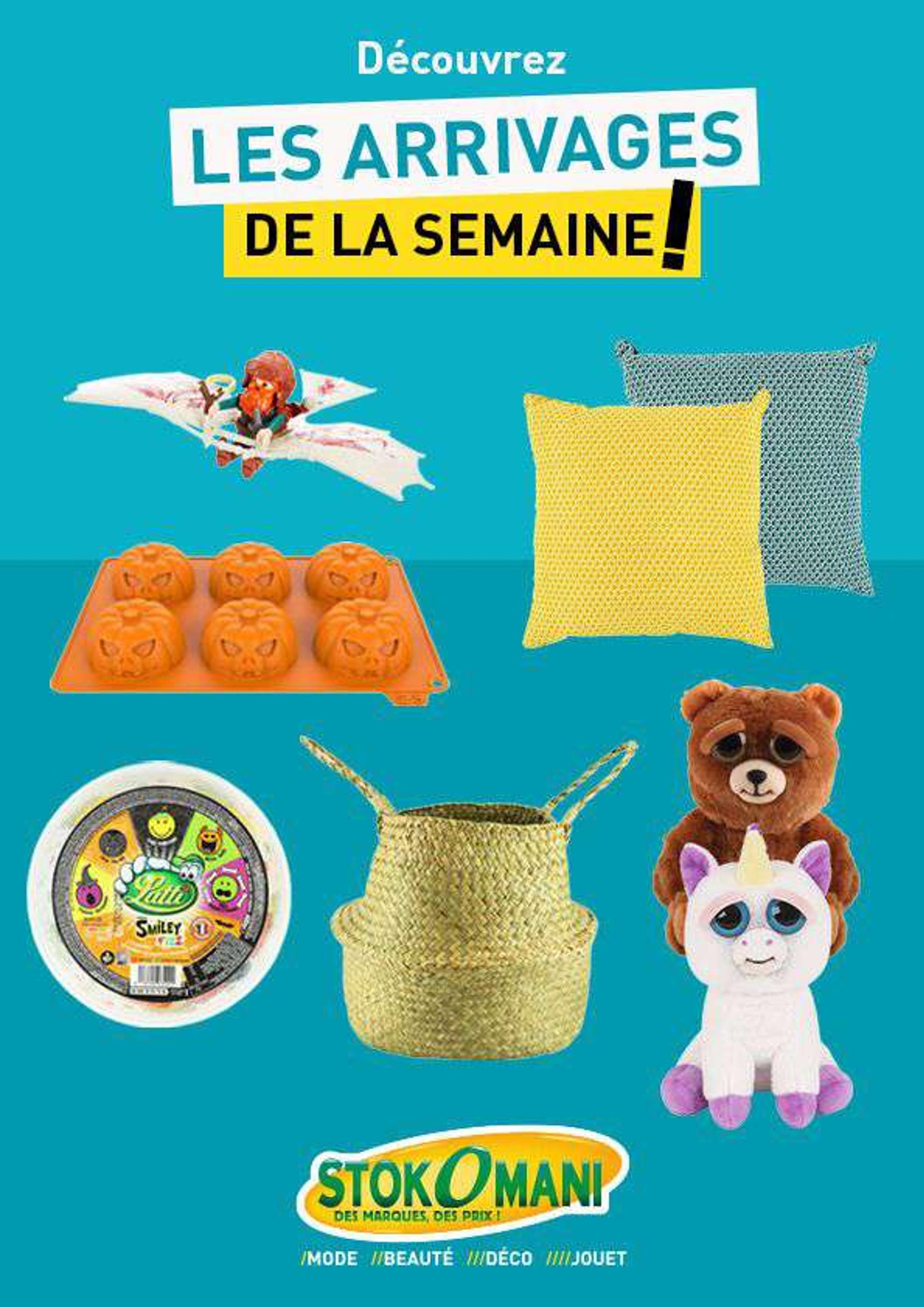 Catalogue Stokomani à Issy-les-Moulineaux, avec 1 page Prospectus Stokomani à Issy-les-Moulineaux, "Découvrez les arrivages de la semaine !", 1 page, 15/09/2021 - 26/09/2021