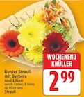 Bunter Strauß mit Gerbera und Lilien Angebote bei E center Falkensee für 2,99 €