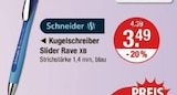 Kugelschreiber Slider Rave XB von Schneider im aktuellen V-Markt Prospekt für 3,49 €