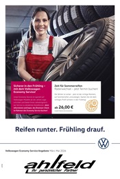 Volkswagen Werkstatt & Auto Prospekt der aktuellen Woche mit 1 Seite, gültig von 01.03.2026 bis 31.05.2026, in Schenefeld und Umgebung Aktueller Volkswagen Werkstatt & Auto Prospekt in Schenefeld und Umgebung, "Der Frühling startet mit Power" mit 1 Seite, 01.03.2026 - 31.05.2026