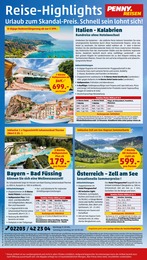 Penny Discounter Reisen im Prospekt Penny Discounter Reisen im Prospekt