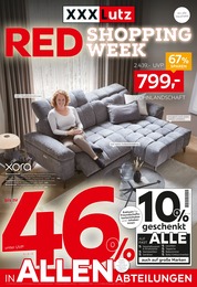Aktueller XXXLutz Möbelhäuser Prospekt, "RED SHOPPING WEEK", mit Angeboten der Woche, gültig von 06.05.2024 bis 06.05.2024