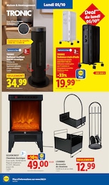 Offre Cheminée dans le catalogue Lidl du moment à la page 48