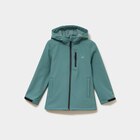 Blouson fourré déperlant à capuche vert foncé fille - La Halle Blouson fourré déperlant à capuche vert foncé fille à 29,99 € dans le catalogue La Halle