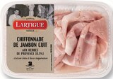 Chiffonnade de jambon cuit aux herbes de Provence - LARTIGUE ET FILS à 2,50 € dans le catalogue Intermarché Express