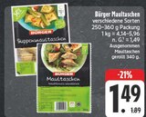 Suppenmaultaschen Angebote von Burger bei E center Dresden für 1,49 €
