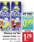 Ice Tea Lemon-Lime Angebote von Pfanner bei E center Göppingen für 0,99 €