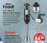 Foodi 3 in 1 Hand- & Stabmix-Set CI100EU oder Dampfbügeleisen Express Steam FV2838 im Angebot bei V-Markt in Kaufbeuren Foodi 3 in 1 Hand- & Stabmix-Set CI100EU oder Dampfbügeleisen Express Steam FV2838 Angebote von Ninja oder Tefal bei V-Markt Kaufbeuren für 84,90 €