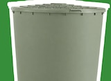 Récupérateur à eau rond - Bell en promo chez LEROY MERLIN Récupérateur à eau rond - Bell dans le catalogue LEROY MERLIN