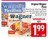 Pizza von Original Wagner im aktuellen EDEKA Prospekt für 1,99 €