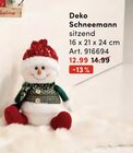 Deko Schneemann im Angebot bei AWG in Freital Deko Schneemann Angebote bei AWG Freital für 12,99 €