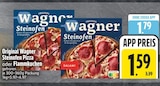 Original Wagner Steinofen Pizza von Wagner für 1,59 € bei EDEKA im Angebot Original Wagner Steinofen Pizza von Wagner im aktuellen EDEKA Prospekt