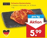 Schweine-Nackensteaks für 5,99 € bei Netto Marken-Discount im Angebot Schweine-Nackensteaks im aktuellen Netto Marken-Discount Prospekt