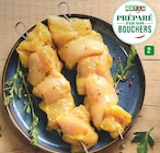 Produit élaboré : brochette de volaille marinée - Supermarchés Match à Mouvaux Produit élaboré : brochette de volaille marinée en promo chez Supermarchés Match Mouvaux à 14,99 €