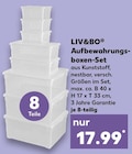 Aufbewahrungsboxen-Set im Angebot bei Kaufland in Dormagen Aufbewahrungsboxen-Set Angebote von LIV&BO bei Kaufland Dormagen für 17,99 €