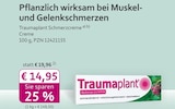 Traumaplant Schmerzcreme im mea - meine apotheke Prospekt Traumaplant Schmerzcreme von im aktuellen mea - meine apotheke Prospekt für 14,95 €