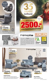 Relaxsessel im aktuellen Multipolster Prospekt (Jena) Relaxsessel im Multipolster Prospekt "JETZT MIT UNSEREN SENSATIONELLEN ANGEBOTEN!" mit 26 Seiten (Jena)