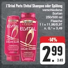 Shampoo oder Spülung Angebote von L'Oréal Paris Elvital bei EDEKA Weimar für 2,99 €