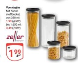 Vorratsglas Angebote von zeller bei GLOBUS Siegen für 2,37 €