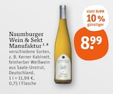 Aktuelles Kerner Kabinett feinherber Weißwein Angebot bei tegut in Erfurt ab 8,99 €